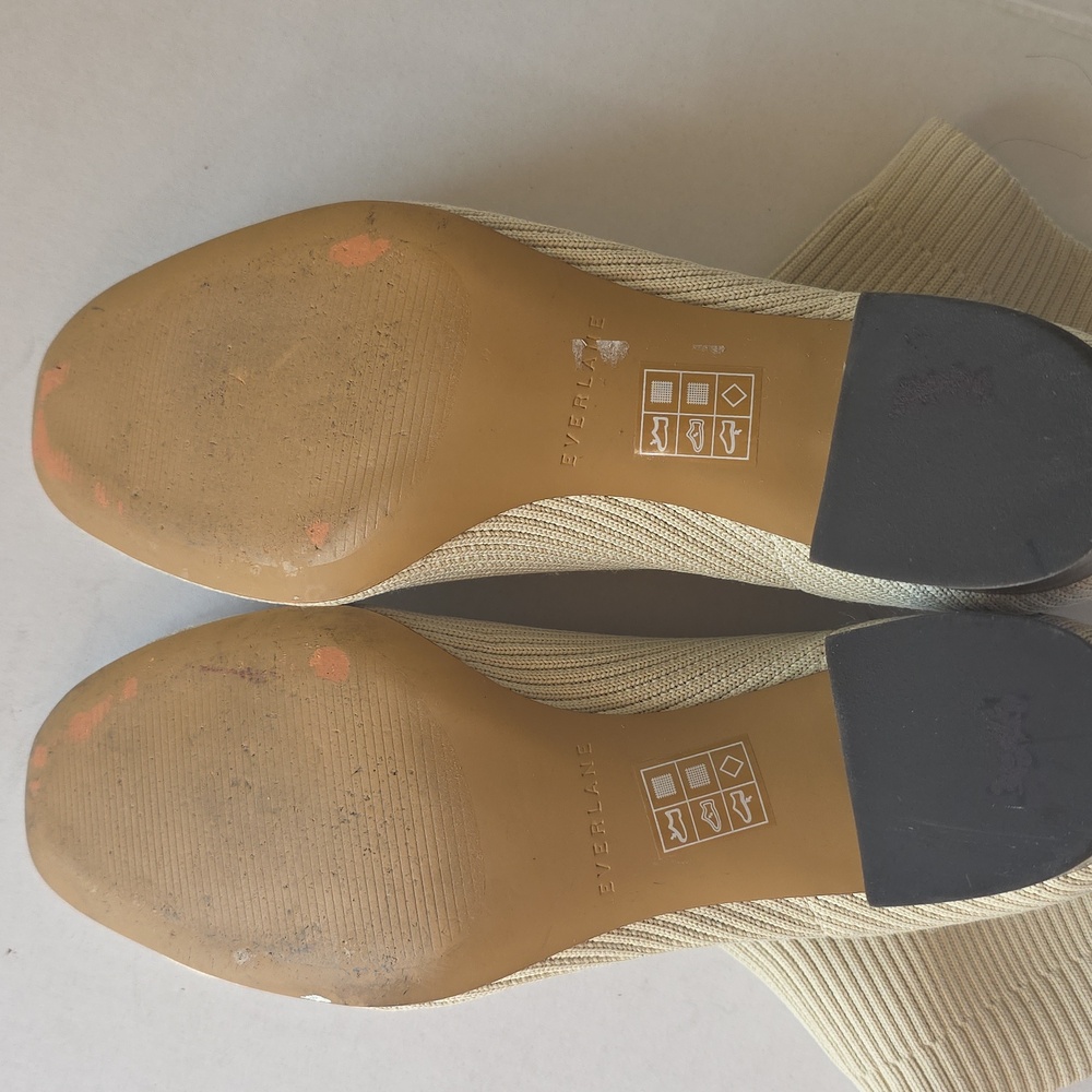 Everlane Elegant Cream Ankle Boots - Picture 5 of 5